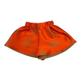 Mariuccia Short Einfarbig mit elastischer Taille Orange für Baby Mädchen
