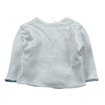 Petit Bateau Cardigan tinta unita Azzurro per Neonato 431802116 AZZURRO PETIT BATEAU 