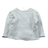 Petit Bateau Cardigan tinta unita Azzurro per Neonato 431802116 AZZURRO PETIT BATEAU 