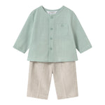 Mayoral Completo 2 Pezzi Camicia-Pantalone per Neonato 1564 VERDE MAYORAL 