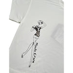 Manila Grace T-Shirt Girocollo Tinta Unita con Stampa per Bambina MG2616 PANNA MANILA GRACE 