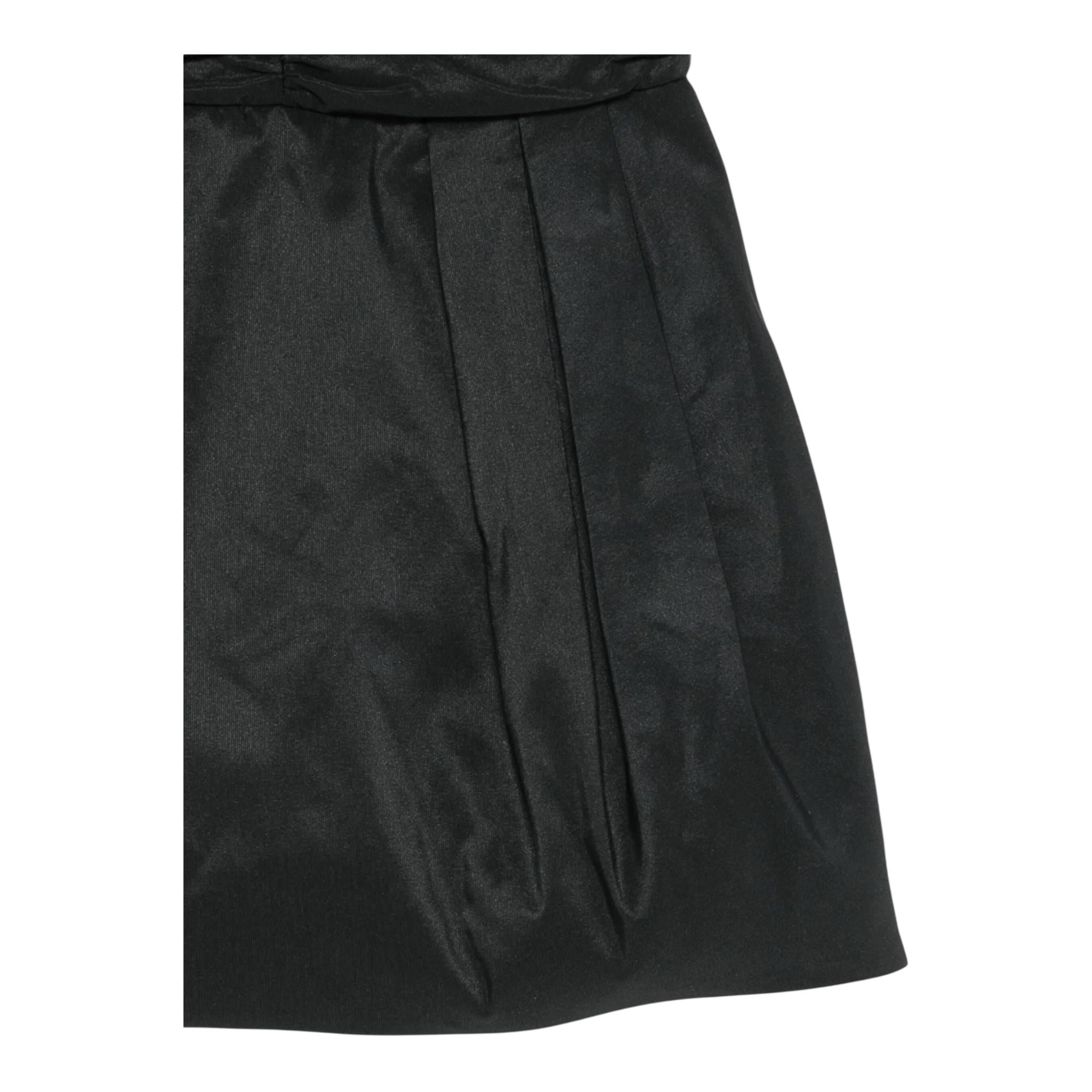 Elisabetta Franchi Abito Mezza Manica Tinta Unita con Fiocco per Bambina EFAB585 NERO ELISABETTA FRANCHI 