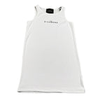John Richmond Abito Giromanica Tinta Unita con Logo per Bambina RGP26003VE BIANCO JOHN RICHMOND 
