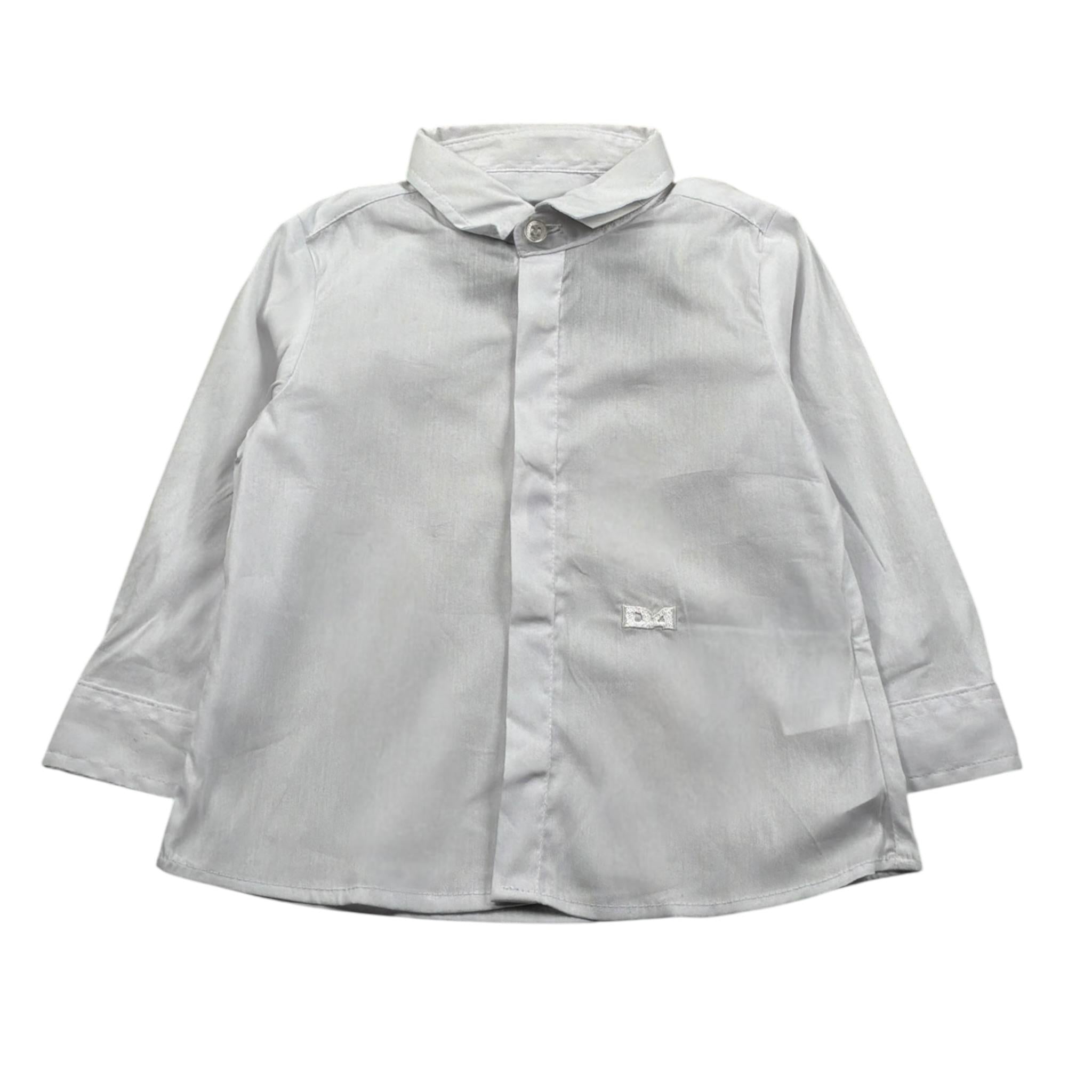 Daniele Alessandrini Camicia Manica Lunga tinta unita Bianco per Bambino 1235C0972 BIANCO DANIELE ALESSANDRINI 