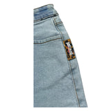 Trussardi Short Tinta Unita In Denim per Neonata JIP26073SH AZZURRO TRUSSARDI 