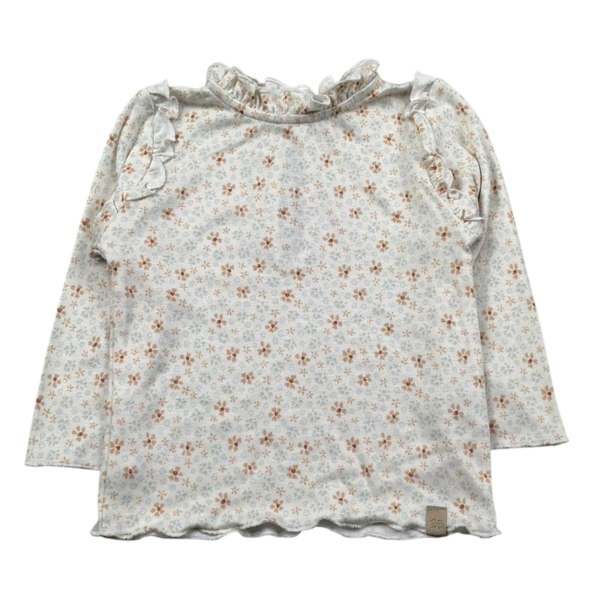 Bamboom+Babies Shirt Tinta Unita con Stampe per Neonata 864 PANNA BAMBOOM+BABIES 