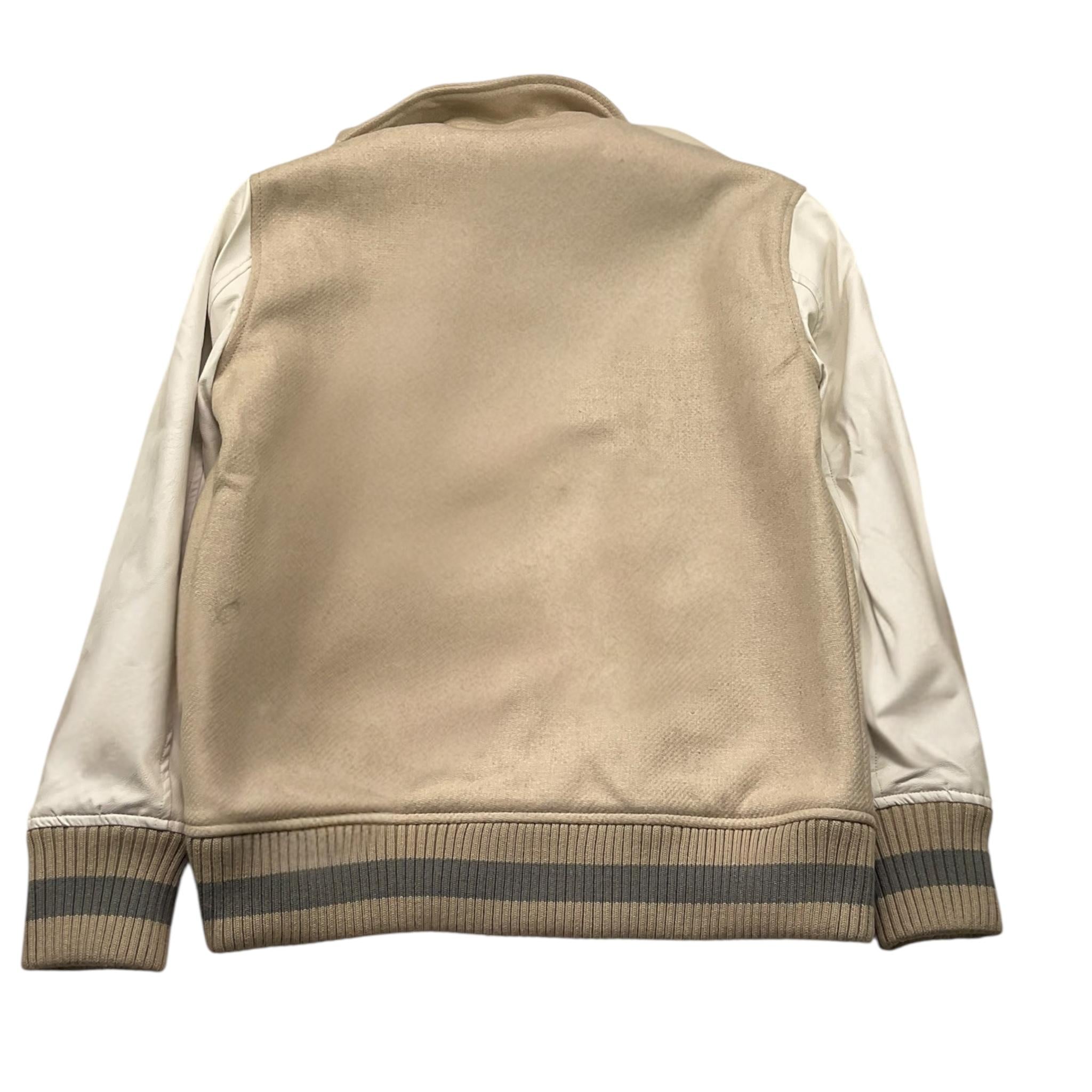 I'M BRIAN giubbino tinta unita cn maniche in contrasto Beige per Bambino GIU3039J BEIGE I'M BRIAN 