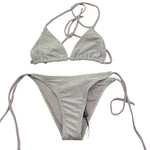 Plume Éthérée Costume 2 Pezzi Triangolo-Slip per Bambina P21ARG GRIGIO PLUME ÉTHÉRÉE 