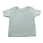 Bamboom+Babies T-Shirt Girocollo Tinta Unita con Logo per Neonato 824 VERDE ACQUA BAMBOOM+BABIES 