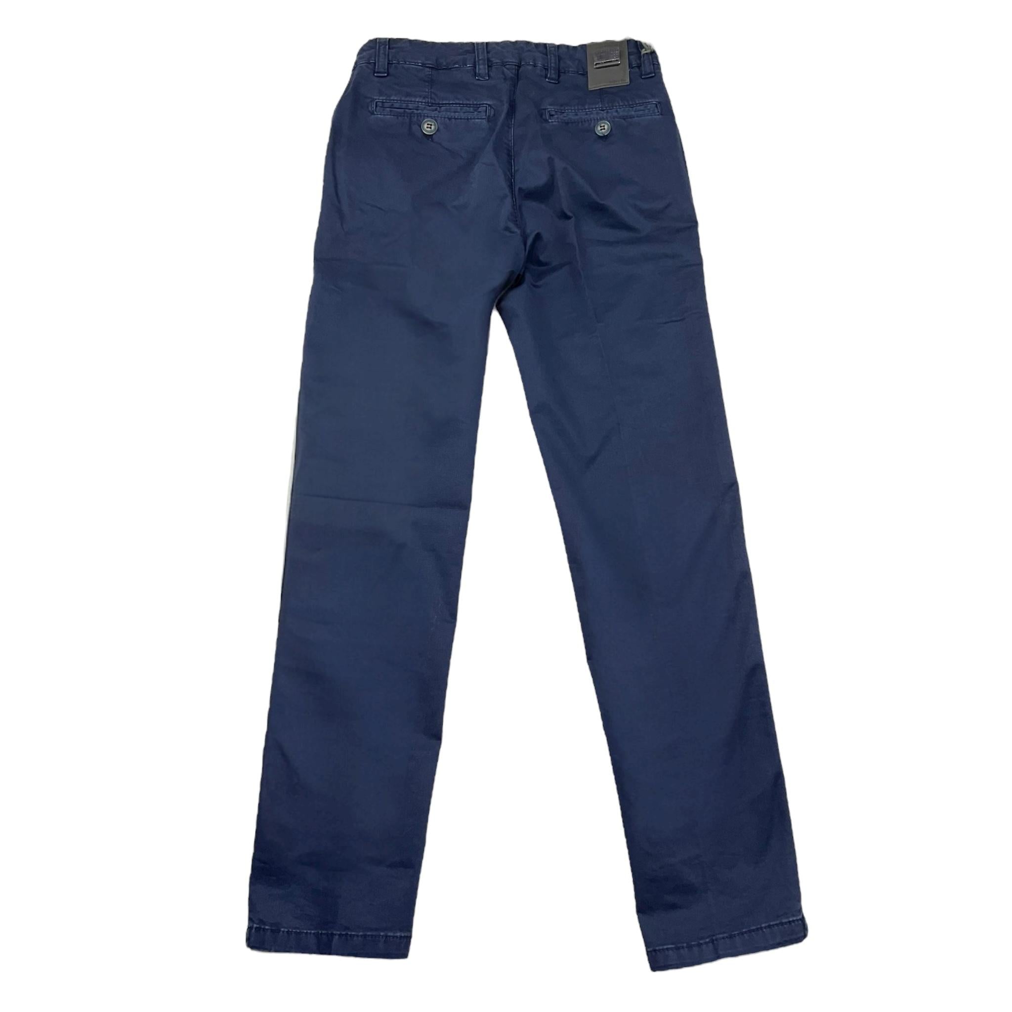 Crocefisso 12 Milano Pantalone Tinta Unita con Girovita Regolabile per Bambino PK0609 BLU CROCEFISSO 12 MILANO 