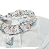 Babyvip Tutina Tinta Unita con Colletto per Neonata T2819 BIANCO BABYVIP 