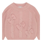 TO be too maglia girocollo tinta unita con stampa fiocco Rosa per Bambina TFBF24M635 ROSA TO be too 