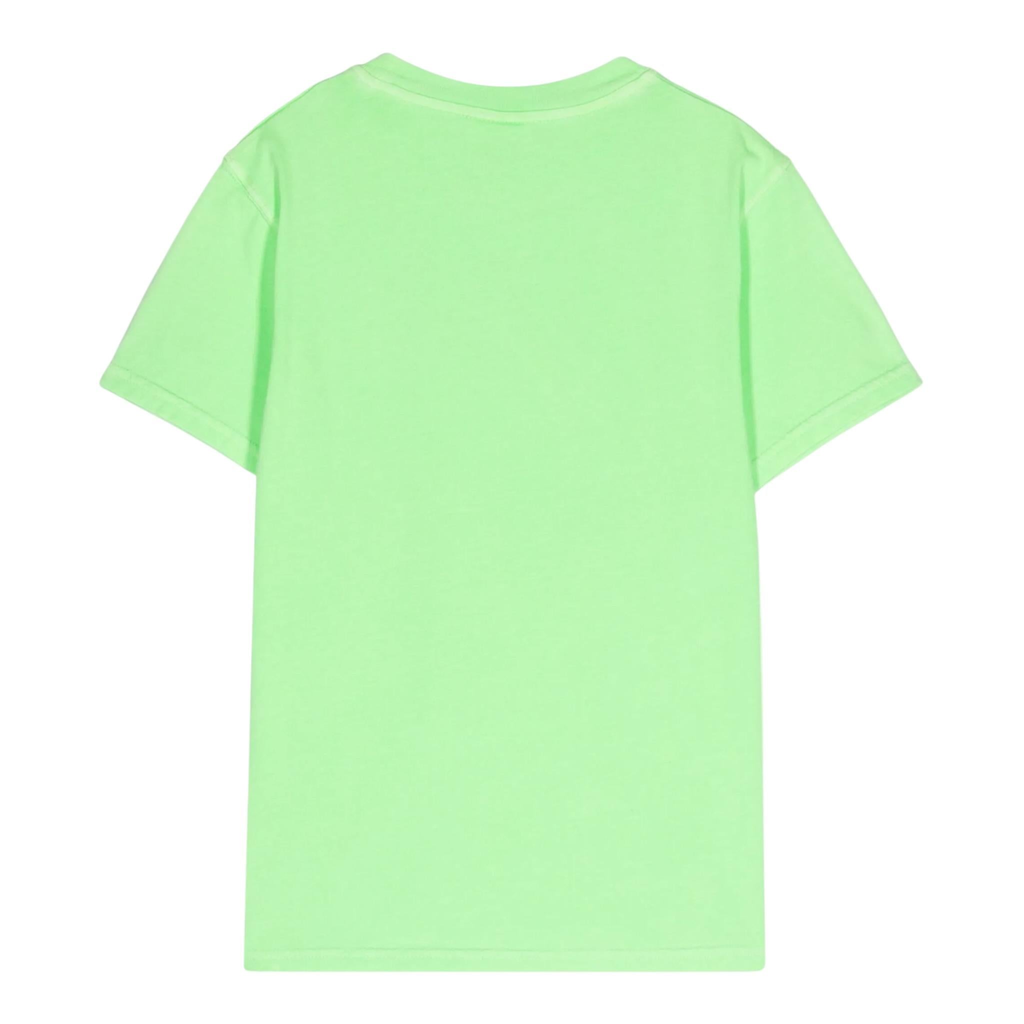 Sundek T-Shirt Girocollo Tinta Unita con Logo per Bambino B021TEJ78TC VERDE SUNDEK 