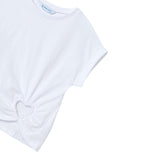 Mayoral T-Shirt Girocollo Tinta Unita per Bambina 3006 BIANCO MAYORAL 