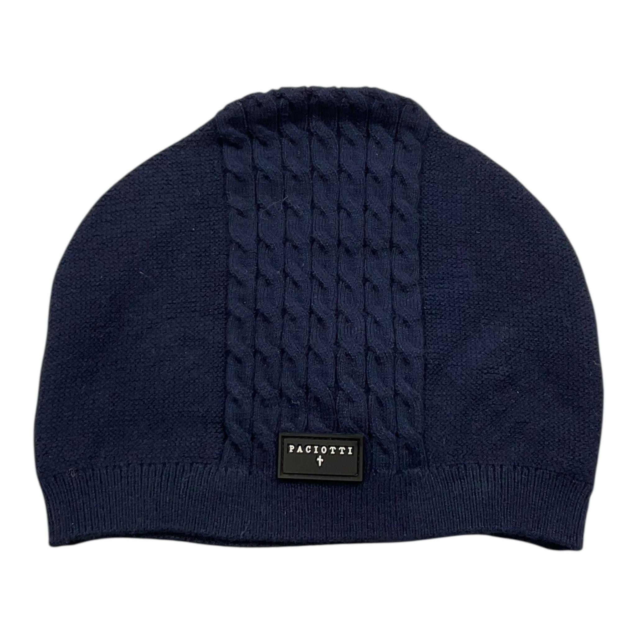 CESARE PACIOTTI cappello tinta unita con stampa logo Blu per Bambino CAP5352JX BLU CESARE PACIOTTI 