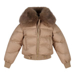 FUN & FUN giubbino tinta unita cn collo pelliccia Biscotto per Bambino FJJK00153 BISCOTTO FUN & FUN 