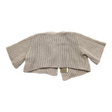 MARLU' coprispalle tinta unita con fiocco traforato Sabbia per Neonata DP103SET SABBIA MARLU' 