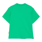 Barrow Kids T-Shirt Girocollo Tinta Unita con Logo per Bambino S5BKJUTH082X VERDE BARROW KIDS 