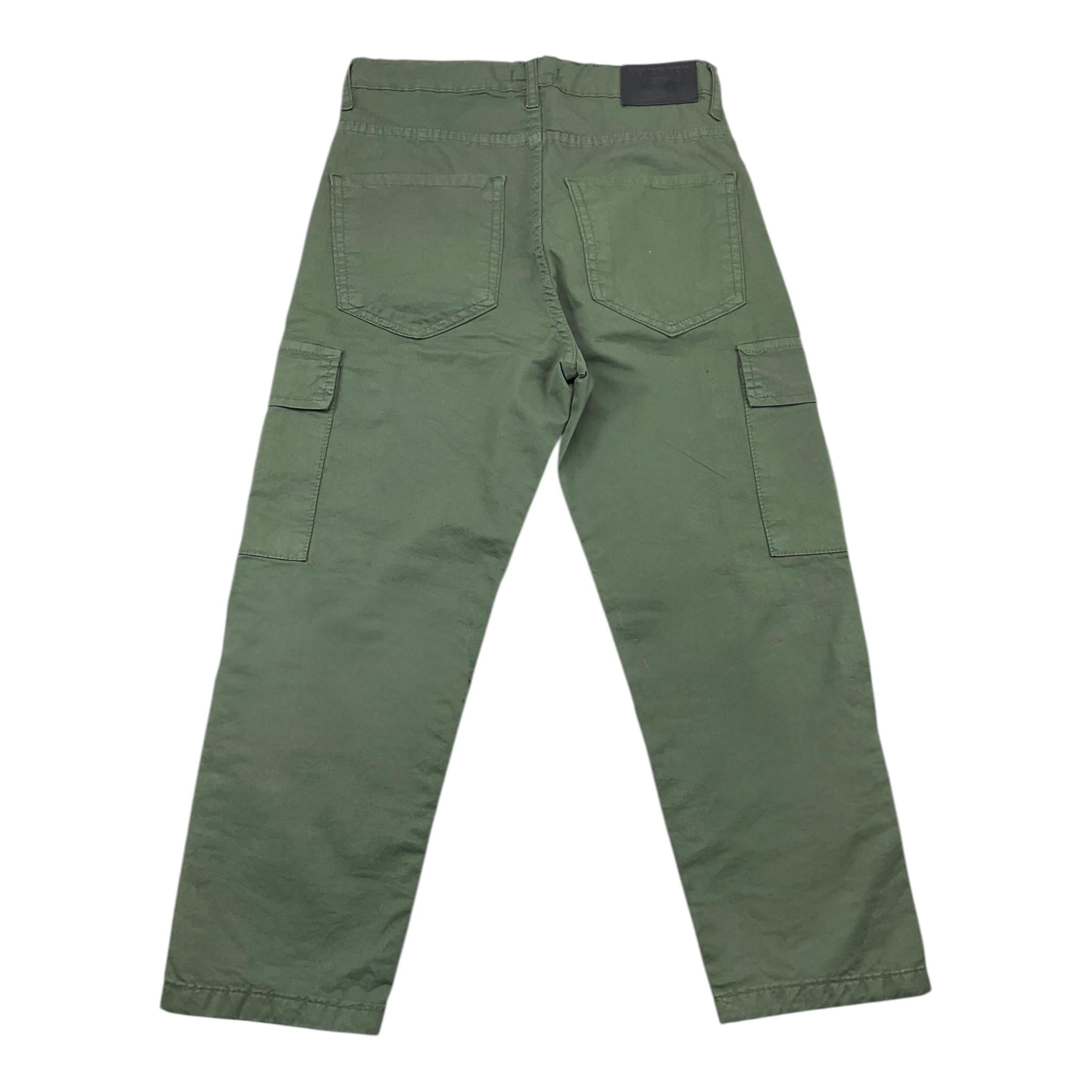 NEVER TOO pantalone tinta unita con girovita regolabile Verde per Bambino NT1906R VERDE NEVER TOO 