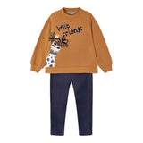 MAYORAL completo 2 pezzi felpa-leggins bicolore Caramello per Bambina 4708 CARAMELLO MAYORAL 