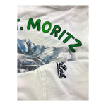 SAINT BARTH shirt girocollo tinta unita con stampa in contrasto Panna per Neonato LUT0003 PANNA SAINT BARTH 