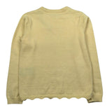 Trussardi Maglia Girocollo Tinta Unita con Logo per Bambina TGP26030MA GIALLO TRUSSARDI 