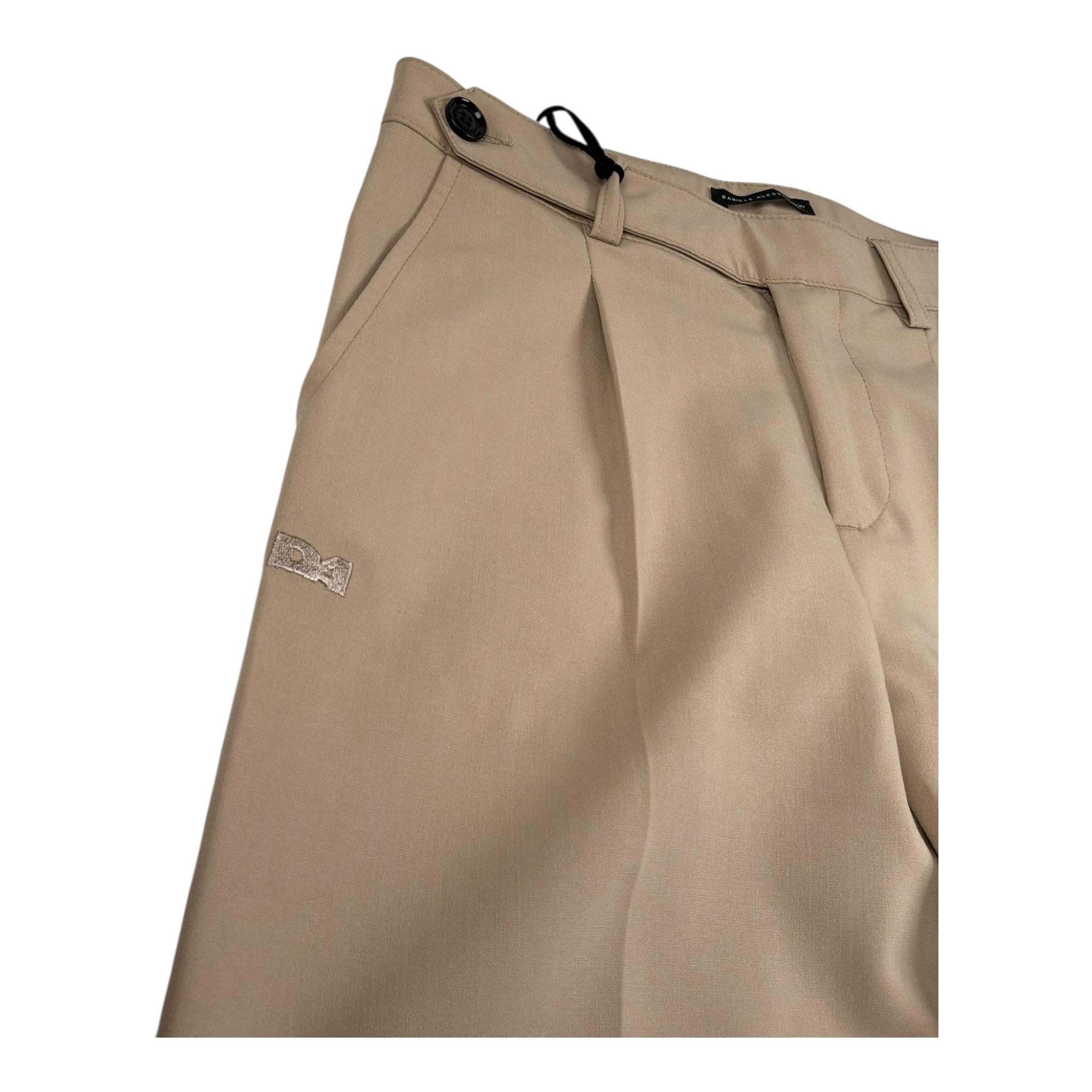 Daniele Alessandrini Pantalone Tinta Unita con Girovita Regolabile per Bambino 1235P00292 CAMMELLO DANIELE ALESSANDRINI 