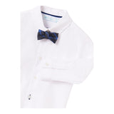 ABEL & LULA completo 3pz papillons-camicia-bermuda bicolore Bianco per Bambino 5756 BIANCO ABEL & LULA 