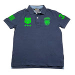 Blauer Polo Mezza Manica Tinta Unita con Stampa per Bambino 24SBLKT02244 BLU BLAUER 
