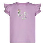 Liu Jo T-Shirt tinta unita con Brillantini Lilla per Neonata KA5092XXXXN LILLA LIU JO 