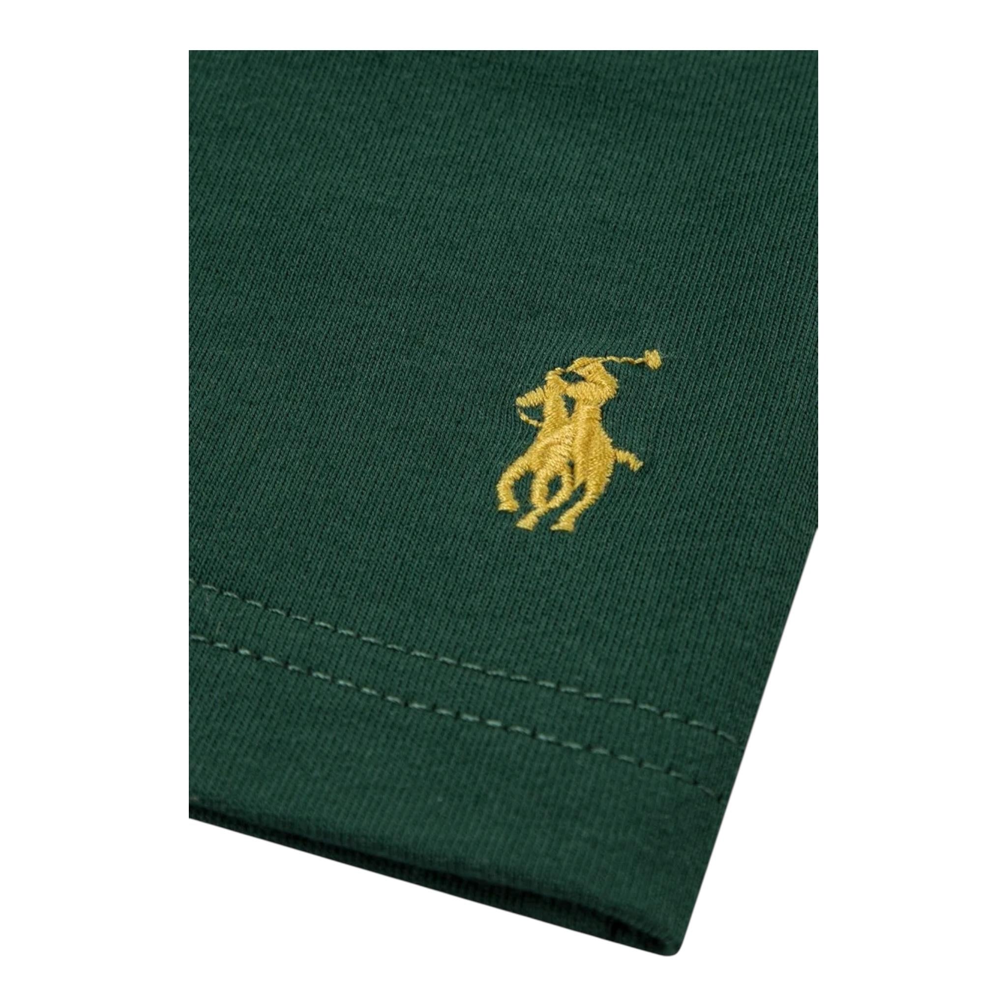 Ralph Lauren Completo 2 Pezzi T-Shirt-Pantalone per Bambino 9P0278 VERDE RALPH LAUREN 