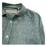 Trussardi Camicia Manica Lunga Tinta Unita per Bambino TBP26129CA VERDE TRUSSARDI 