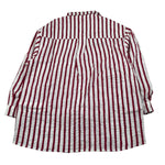 Dou Dou Camicia Tinta Unita con Fantasia A Righe per Bambina DW5P30XXX BIANCO DOU DOU 