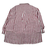 Dou Dou Camicia Tinta Unita con Fantasia A Righe per Bambina DW5P30XXX BIANCO DOU DOU 