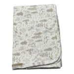 Bamboom+Babies Coperta Tinta Unita con Stampe per Neonato 215 PANNA BAMBOOM+BABIES 