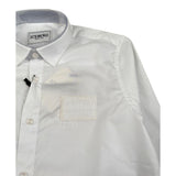 Iceberg Camicia tinta unita Manica Lunga Bianco per Bambino CMICE5103JX BIANCO ICEBERG 