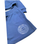 Moschino Completo 2 Pezzi Felpa-Gonna Tinta Unita per Bambina HDG01Q BLU MOSCHINO 