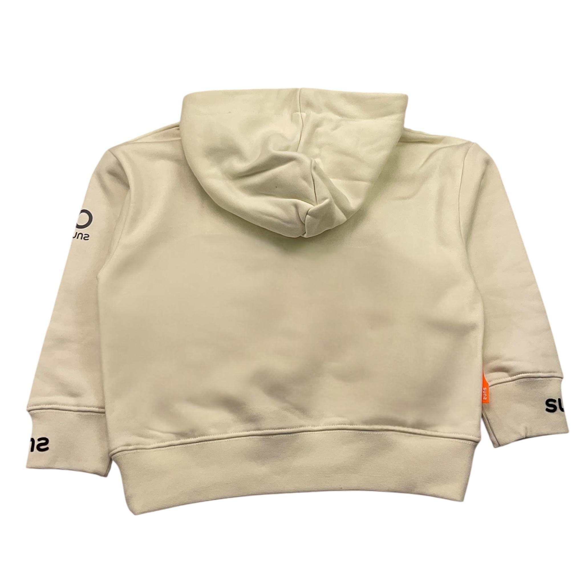 SUNS  felpa chiusa con cappuccio tinta unita Panna per Bambino MFS5310U PANNA SUNS 