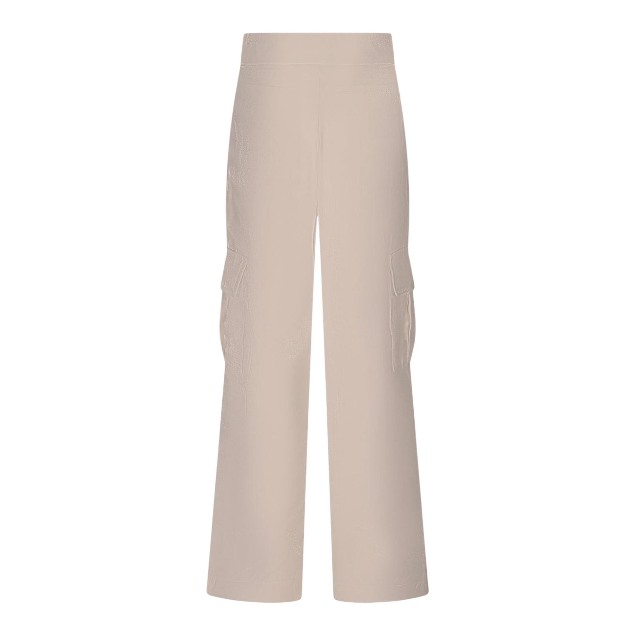 Marc Ellis Pantalone Tinta Unita Modello con Tasconi per Bambina JMJPT01189 BIANCO MARC ELLIS 