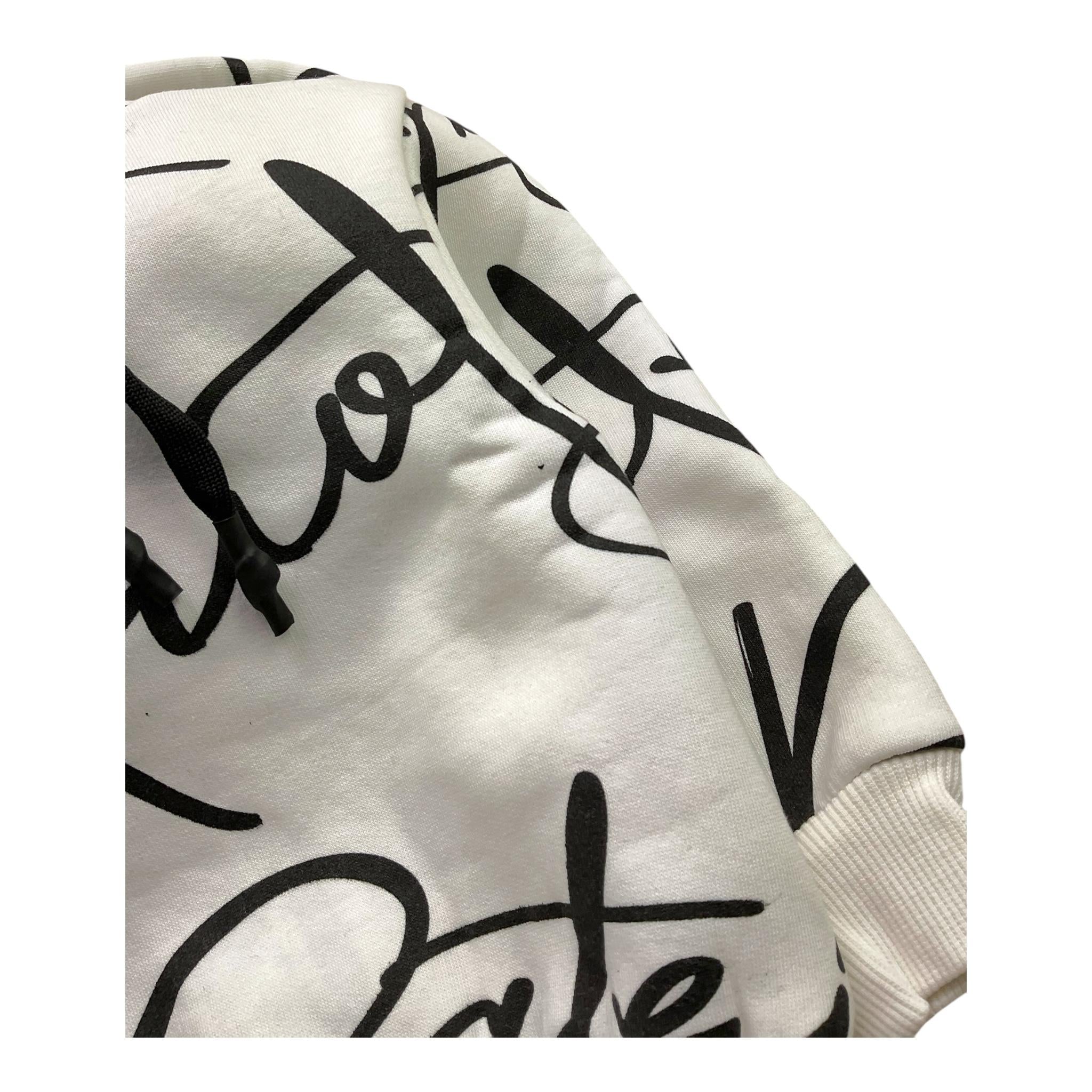 PATRIOT felpa tinta unita con cappuccio e stampa Bianco per Neonato FE030 BIANCO PATRIOT 