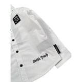 John Richmond Camicia tinta unita con Logo Bianco per Neonato RIP23084CANE BIANCO JOHN RICHMOND 
