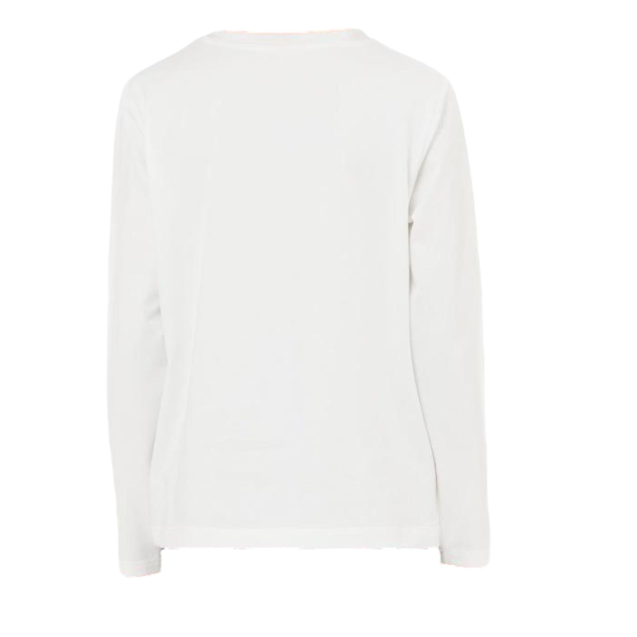 LIU JO shirt girocollo tinta unita con stampa Bianco per Bambina GF4156 BIANCO LIU JO 