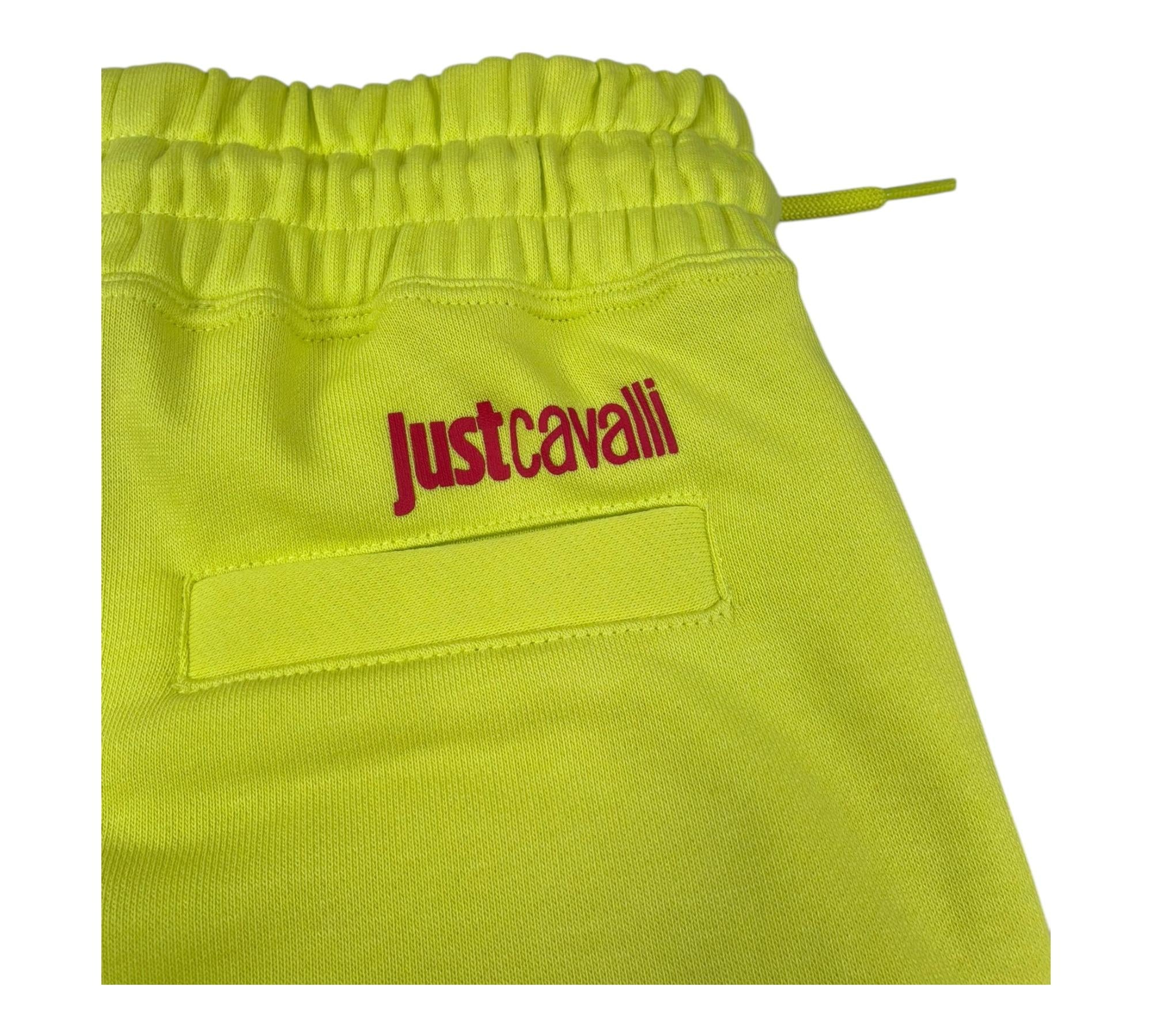 Just Cavalli Pantalone Tuta Tinta Unita Modello Palazzo per Bambina JGP26004PA VERDE JUST CAVALLI 