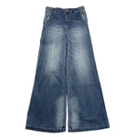 LIU JO jeans tinta unita modello palazzo Blu per Bambina GF4122X BLU LIU JO 
