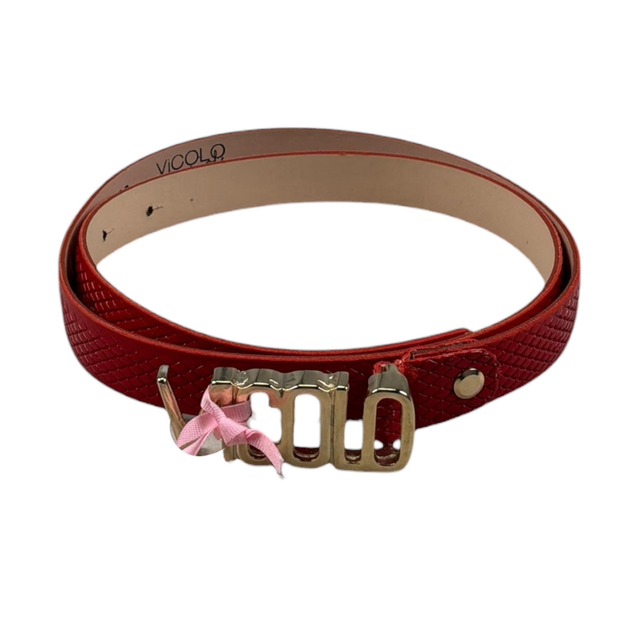 Vicolo Cintura Tinta Unita per Bambina 3145AB00391 ROSSO VICOLO 