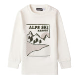 SARABANDA shirt girocollo tinta unita con stampa Bianco per Neonato A147 BIANCO SARABANDA 