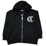 Just Cavalli Felpa In Maglia con Zip E Cappuccio Tinta Unita per Bambino JBP26002MA NERO JUST CAVALLI 