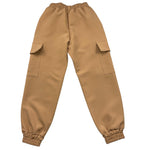 FUN & FUN pantalone tinta unita con elastico in vita Beige per Bambina FBPT00223X BEIGE FUN & FUN 