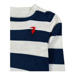 Trussardi Maglia Girocollo Fantasia A Righe per Bambino TBP36004MA BIANCO/BLU TRUSSARDI 