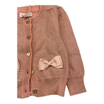 ANGEL'S FACE cardigan tinta unita lurex Rosa per Neonata NICOLETTE ROSA ANGEL'S FACE 